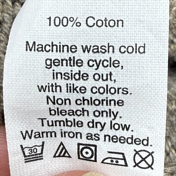 EUC Men's J. CREW Toggle Shawl Collar Sweater Taupe | Size‎ M - Picture 9 of 9